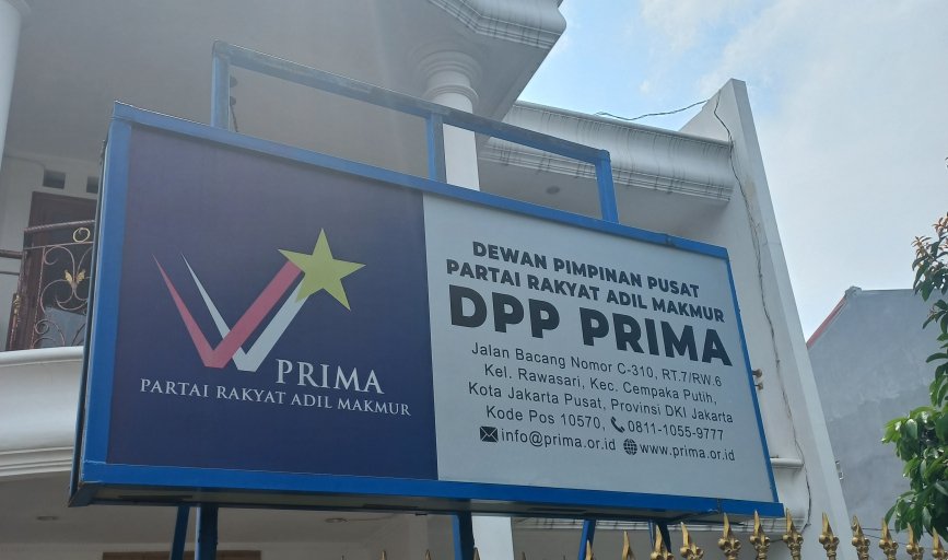 Kantor DPP Partai Prima.(foto: int)