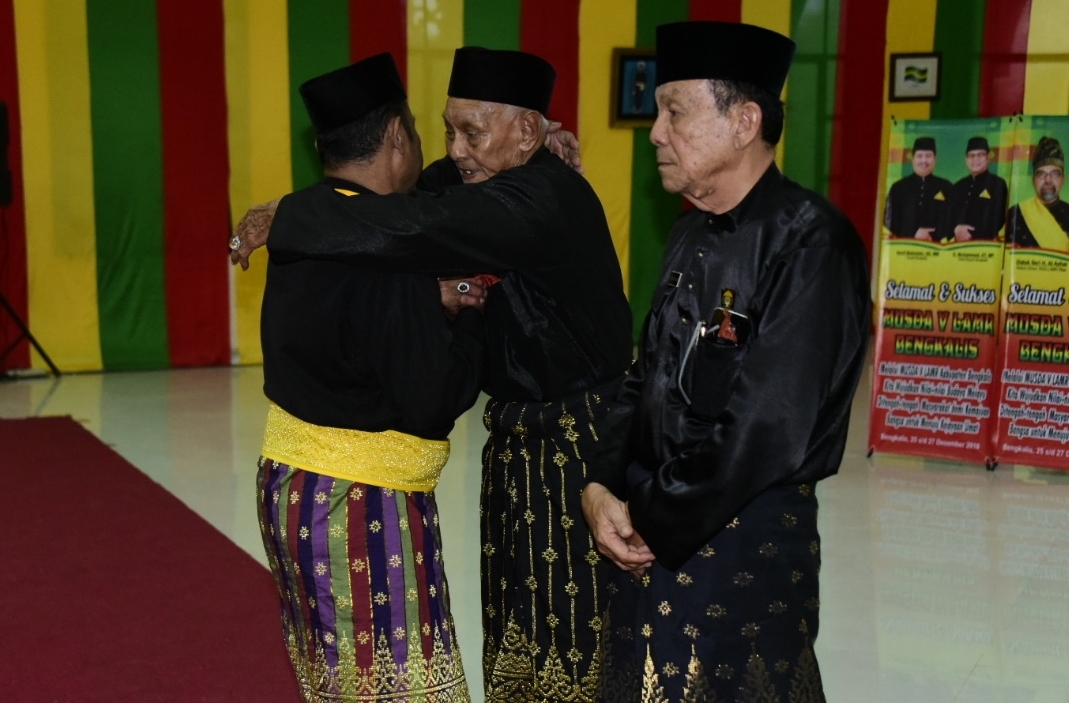  H Zainuddin Yusuf Kembali Terpilih Jadi Ketua MKA LAMR Kab Bengkalis.