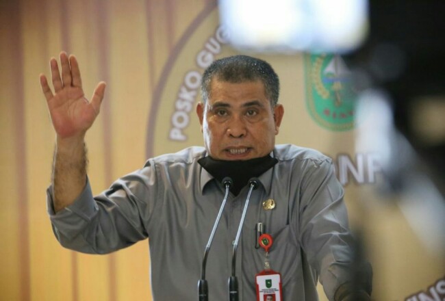 Kepala Dinas Pangan, Tanaman Pangan dan Hortikultura (DPTPH) Riau Syahfalefi 
