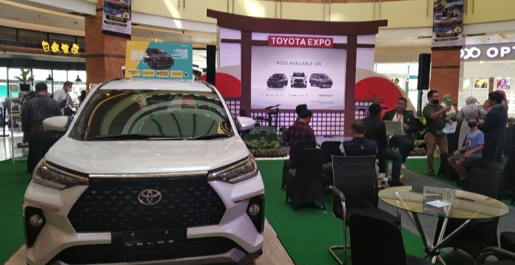 Toyota expo 2022 di Mal SKA Pekanbaru. 