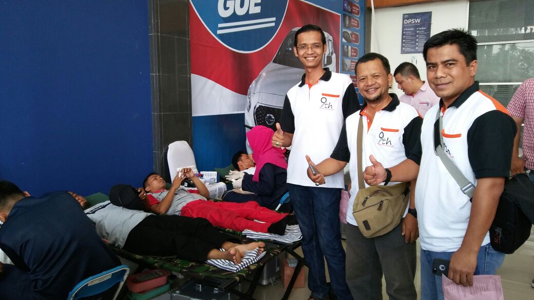 suasana donor darah NLC Riau