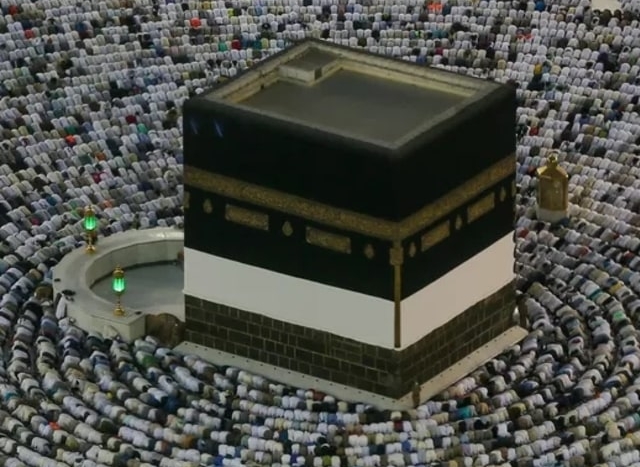 Ibadah haji di Masjidil Haram Mekah Foto: REUTERS/Suhaib Salem
