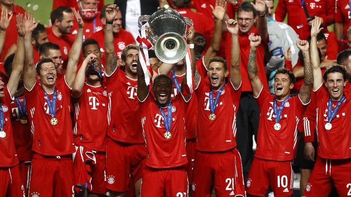 Bayern Munich meraih trofi Liga Champions dengan rekor 100 persen kemenangan. (Foto: Getty Images/Pool)