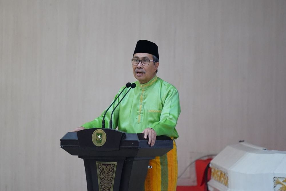 Gubernur Riau Syamsuar.(foto: mcr)