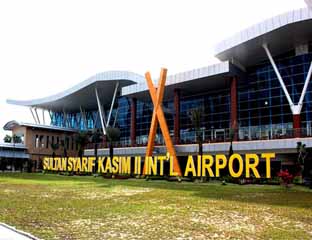 Bandara SSK II di Pekanbaru 