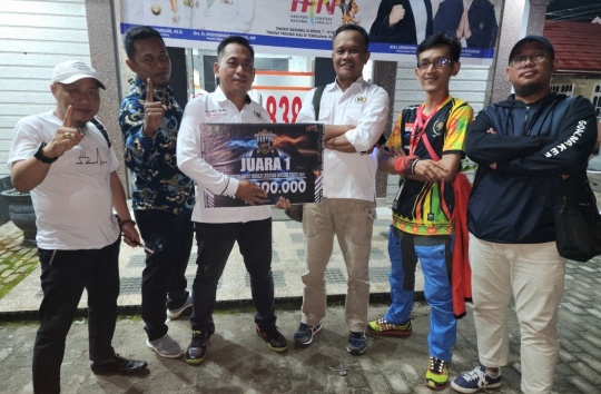 Atlet E -Sports MLBB PWI Dumai Juara I di HPN Riau (foto/bambang)