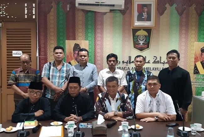 kunjungan silaturahmi jajaran pengurus DPD IPK Riau, ke LAMR Jumat (24/1/2020).
