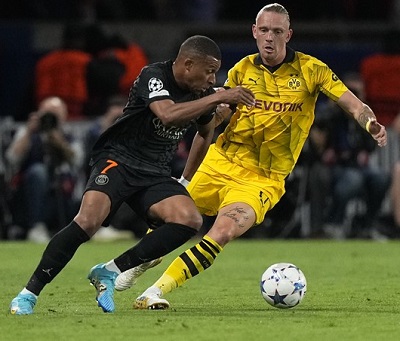 PSG mengalahkan Borussia Dortmund 2-0 di matchday I Liga Champions.
