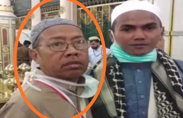  (Dalam lingkaran), Subli bin Muhammad (64) Jamaah Haji asal Kabupaten Inhil meninggal dunia