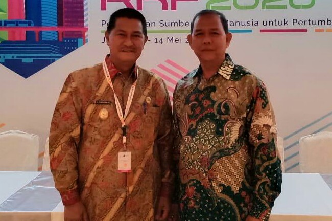Wakil Bupati Inhil H Syamsuddin Uti menghadiri Musrenbangnas di Jakarta. 