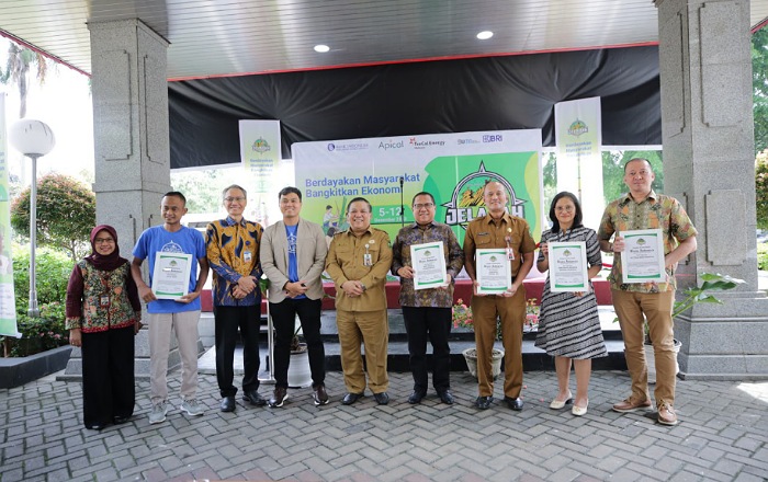 Sekdaprov Riau, SF Hariyanto bersama Kepala KPw BI Riau, Muhamad Nur.(foto: istimewa)