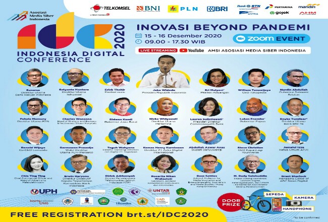 Indonesia Digital Conference (IDC) 2020 dilaksanakan secara virtual.