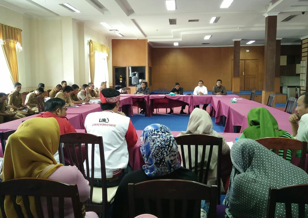 Hearing Pemkab Siak dengan para PKL yang difasilitasi DPRD Siak,