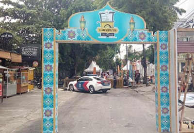 Festival Jajanan Sumatera 2019 yang digelar Dinas Pariwisata Riau di Jalan Sumatera Pekanbaru.