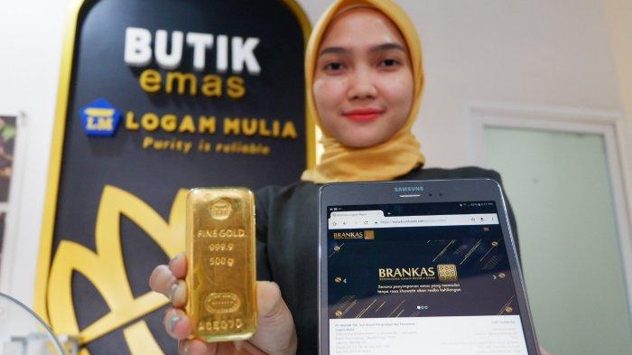 Ilustrasi harga emas Antam masih tinggi awal pekan ini (foto/int)