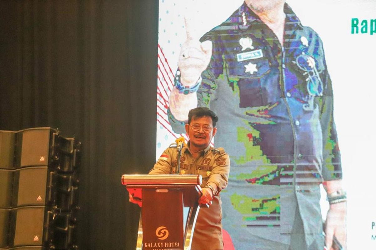 Menteri Pertanian Syahrul Yassin Limpo dijadwalkan hadiri penanaman sawit program PSR di Kampar, Riau (foto/int)