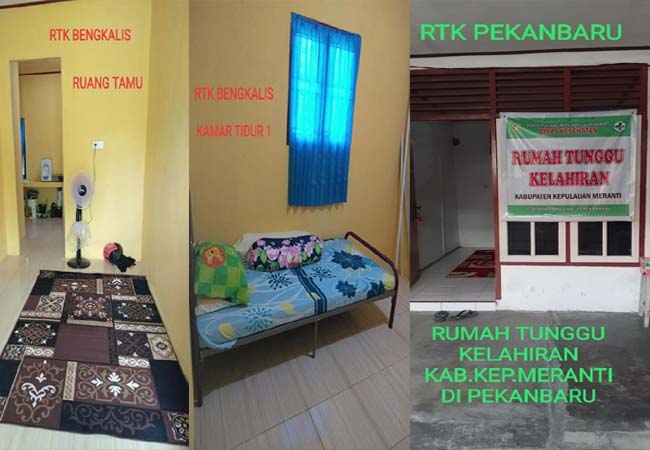 Rumah Tunggu Kelahiran (RTK) untuk warga yang mendapatkan rujukan ke luar daerah seperti Bengkalis dan Pekanbaru.