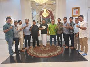 Ketua DPRD Pelalawan Baharuddin mendukung penuh pencabutan HGU PT Trisetia Usaha Mandiri (foto/and)