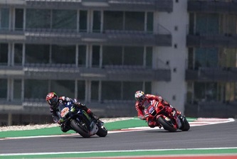 Rider Ducati, Jack Miller, memenangi MotoGP Spanyol, menggagalkan Fabo Quartararo catatkan hat-trick. (Foto: Getty Images/Mirco Lazzari gp)