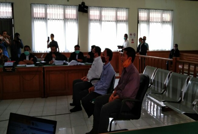 Ketua DPRD Riau hadir sebagai saksi di persidangan kasus korupsi Amril Mukminin.