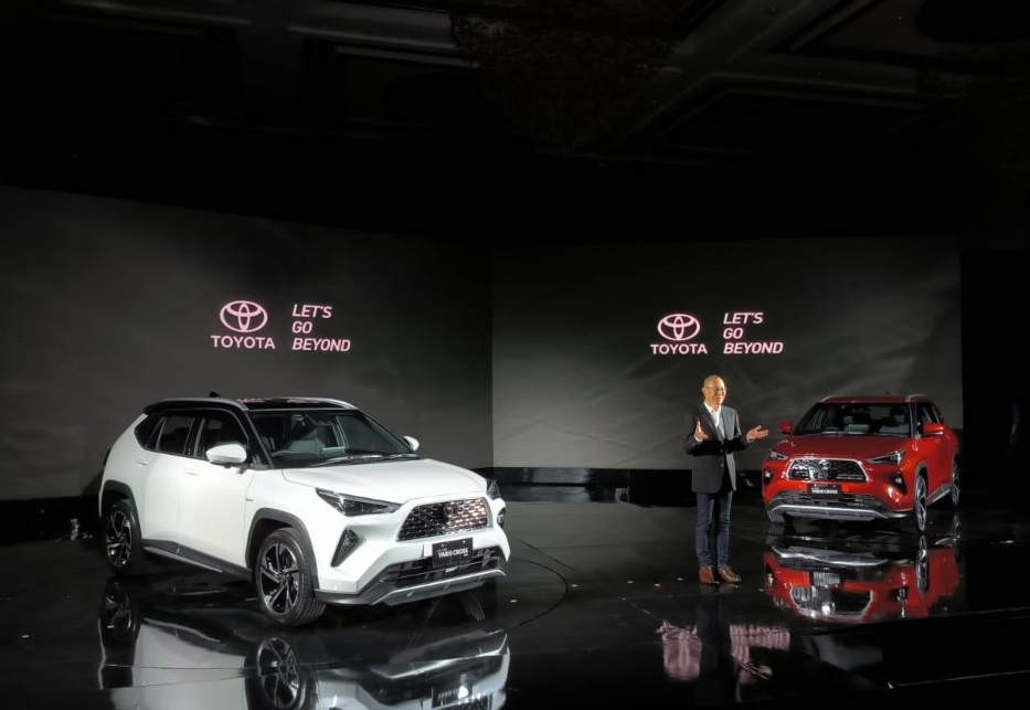 Peluncuran Toyota Yaris Cross Hybrid dan Gasoline di Jakarta, Senin (15/5/2023)