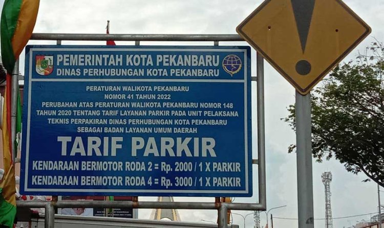 Ilustrasi parkir di Jalan Lingkungan atau Perumahan nol rupiah (foto/int)