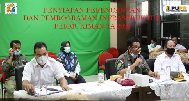 Kepala Balai PPW Riau, Ichwanul Ihsan menyampaikan laporan kegiatan TA 2020 dan kesiapan untuk TA 2021 