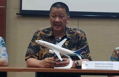 Direktur Utama Garuda Indonesia, Irfan Setiaputra.