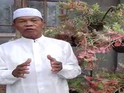 Ketua FKUB Kabupaten Inhu H Lasmi Ismael dalam sebuah video pernyataan penolakan aksi People Power 22 Mei 2019 di KPU RI. 