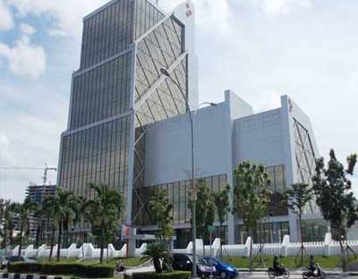 Gedung Bank Riau Kepri.