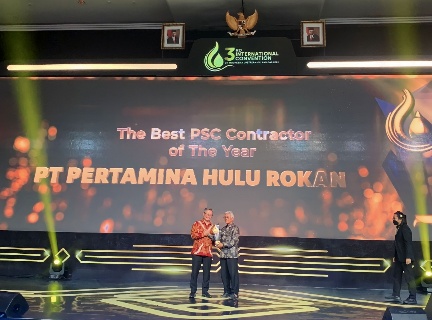 PT PHR meraih lima penghargaan dan menjadi the Best PSC Contractor of The Year (foto/ist)
