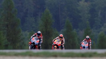  Marc Marquez meraih pole position di MotoGP Austria. FOTO: REUTERS/David W Cerny