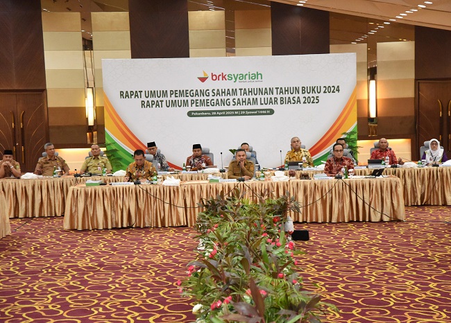 BRK Syariah menggelar RUPS Tahunan Tahun Buku 2024 dan RUPS LB Tahun 2025 pada Senin (28/4/2025).