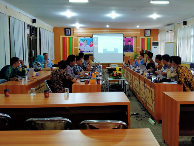 Peserta workshop usulan desa/kelurahan ke sistem e-Planning.
