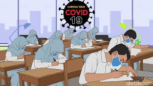 Ilustrasi sekolah tatap muka saat pandemi Covid-19