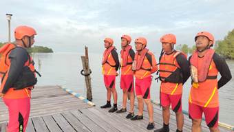 Tim SAR masih mencari remaja yang tenggelam di Pantai Beting Aceh (foto/ist)