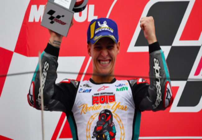 Fabio Quartararo memastikan gelar rookie terbaik MotoGP 2019 usai GP Jepang.