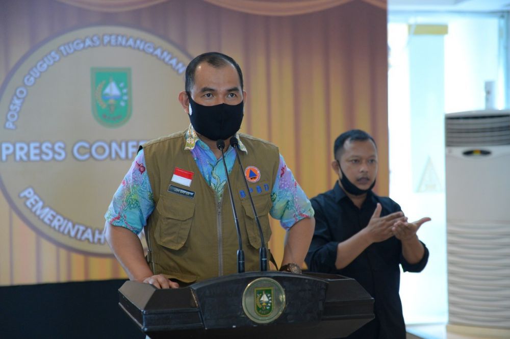 Kepala Bidang Kedaruratan BPBD Riau, Jim Gafur