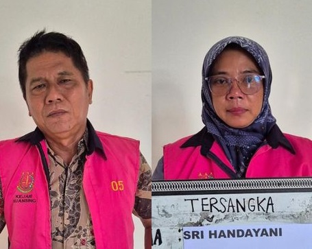 Mantan Kades dan Eks Bendahara Desa Simpang Raya ditetapkan sebagai tersangka oleh Kejari Kuansing.