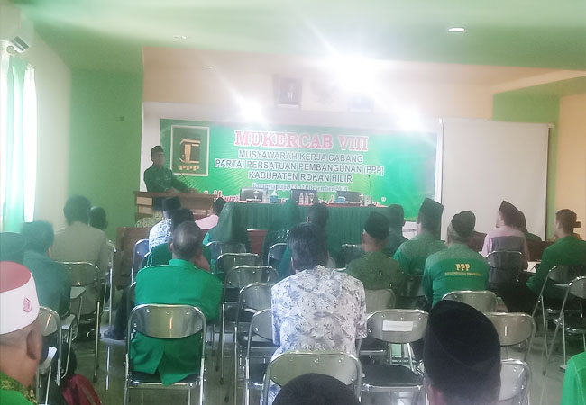 Musyawarah Kerja Cabang VIII PPP Kabupaten Rokan Hilir (Rohil)