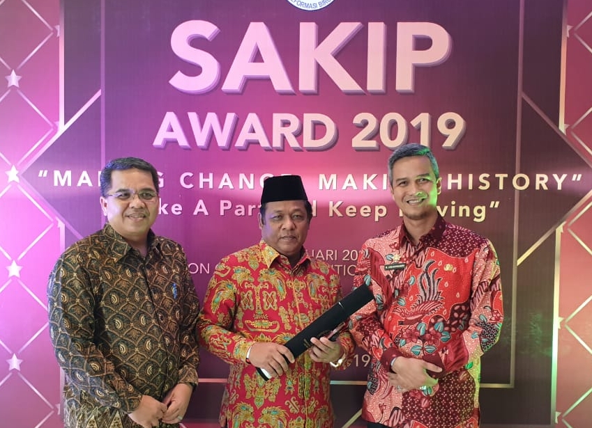 Pemerintah Kabupaten Rokan Hilir kembali menerima SAKIP Award. 