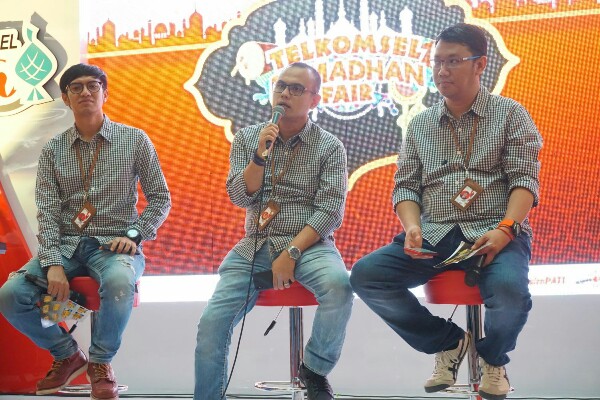 Press Conference Ramadhan Fair 2018 Telkomsel yang diselenggarakan pada 6 - 10 Juni 2018 di Mall SKA Pekanbaru.