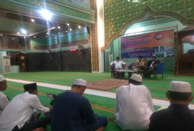 Masjid Istiqomah Bengkalis gelar muhasabah menyambut pergantian tahun.