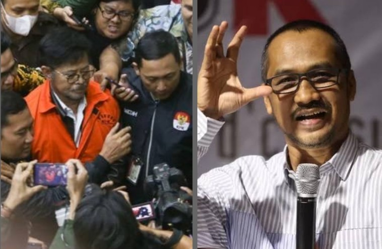 Mantan Ketua KPK Abraham Samad komentari penangkapan Syahrul Yasin Limpo (foto/int)