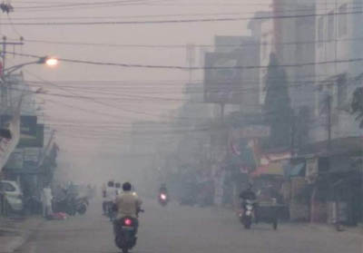 Situasi kabut asap di Inhil hari ini
