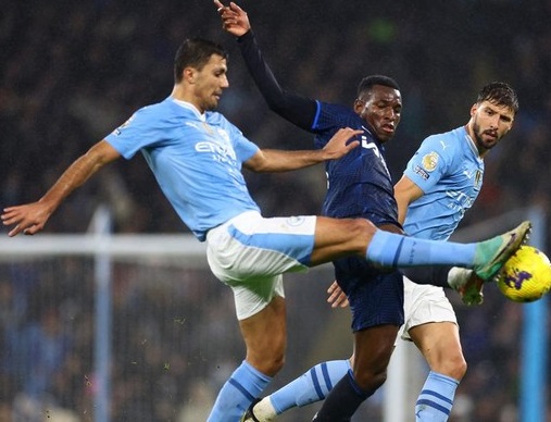 Hasil Man City vs Chelsea di Liga Inggris. (Foto: REUTERS/CARL RECINE)