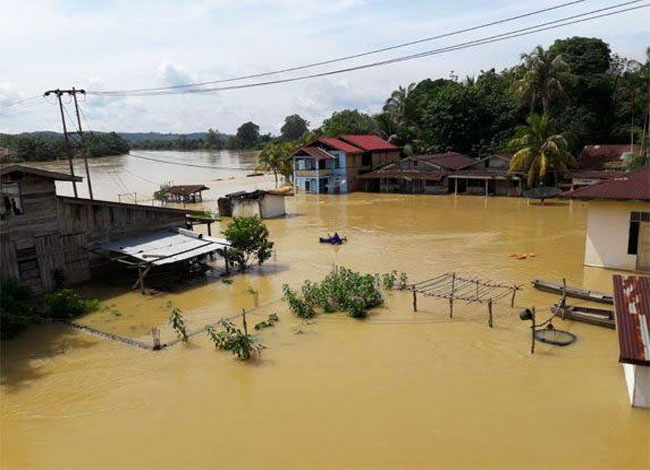 Banjir di Kampar.