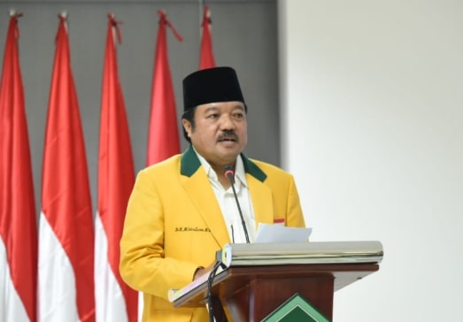 Caleg Golkar untuk DPR RI dapil Riau 2 sekaligus Ketua Fraksi Golkar MPR RI aktif saat ini, Mohamad Idris Laena. (foto:istimewa) 