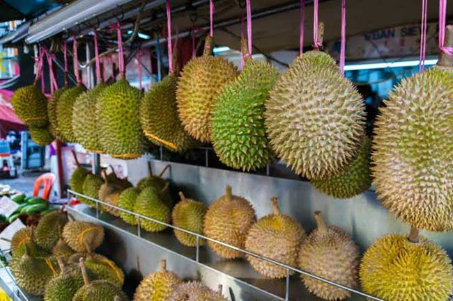 Tips pilih durian yang bagus.