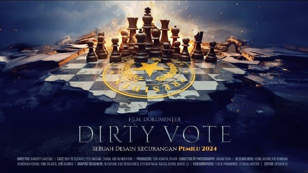 Film Dirty Vote.(ilustrasi/int)